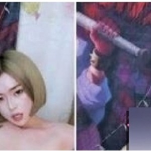 短发火辣女神（BO霸妹妹）直播PK，衣衫半褪展示诱人香肩【1.3G】