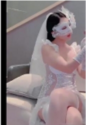 超S女神穿着婚纱的精选女神Lisa