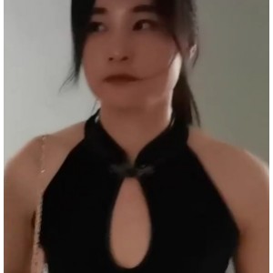 绳之韵：菲菲OL妹子的居家时光，有趣小旗袍搭配网袜自缚