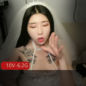 直播甜美主播新年告别婚纱合集10V6.2G，直播还债揭秘！